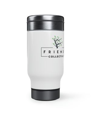 Stainless Steel Travel Mug with Handle, 14oz