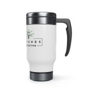 Stainless Steel Travel Mug with Handle, 14oz