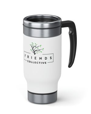 Stainless Steel Travel Mug with Handle, 14oz